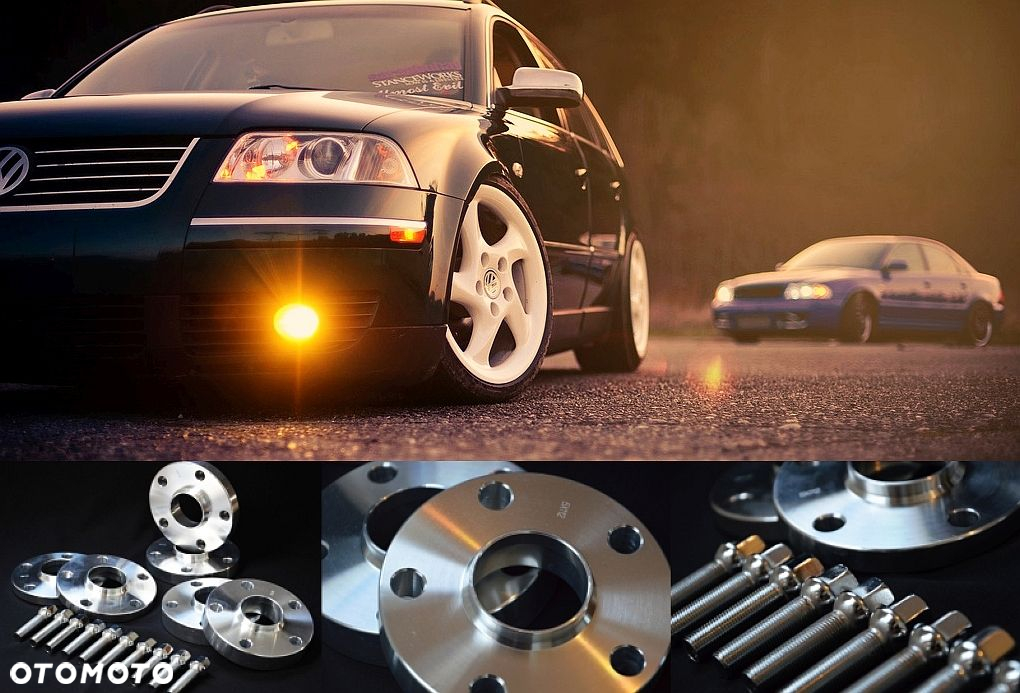 DYSTANSE ADAPTERY do kół Audi VW Seat Skoda 5x100 5x112 Vag Tuning - 9