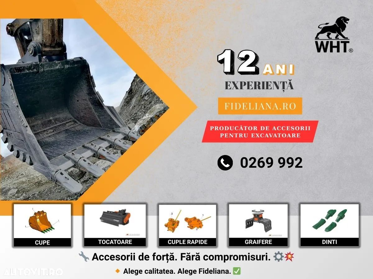 Cupa excavat JCB, CAT, KOMATSU - 1